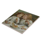 Kerstochtend (door Joseph Clark) Tegeltje (Zijkant)