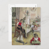 Kerstochtend Feestdagenkaart (Voorkant / Achterkant)