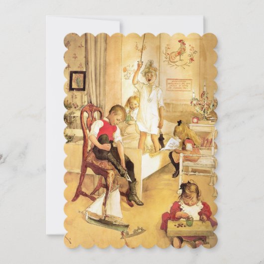 Kerstochtend Feestdagenkaart (Voorkant)