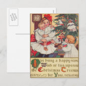 Kerstochtend Feestdagenkaart (Voorkant / Achterkant)