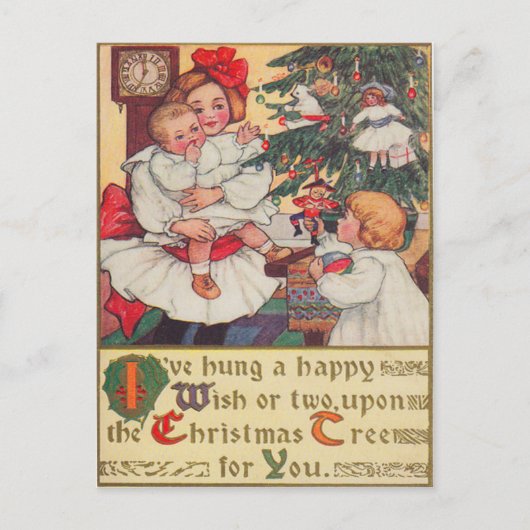 Kerstochtend Feestdagenkaart (Voorkant)