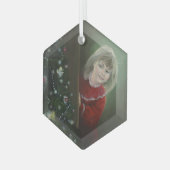 Kerstochtend Glas Ornament (Voorkant links)