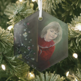 Kerstochtend Glas Ornament
