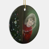 Kerstochtend Keramisch Ornament (Rechts)