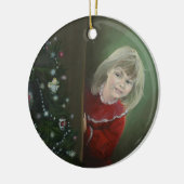 Kerstochtend Keramisch Ornament (Links)