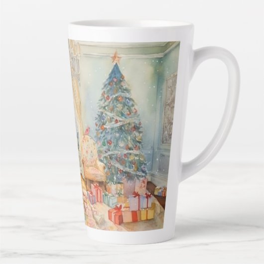 Kerstochtend latte Mok (Rechts)