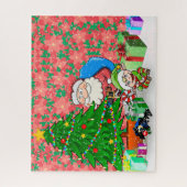 Kerstochtend Legpuzzel (Verticaal)