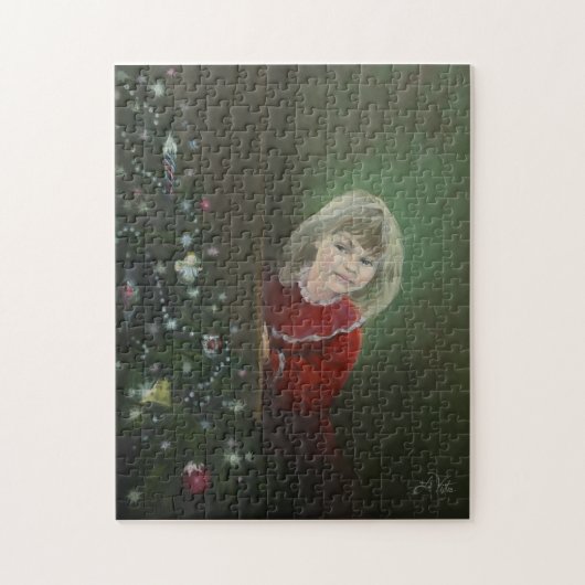 Kerstochtend Legpuzzel (Verticaal)