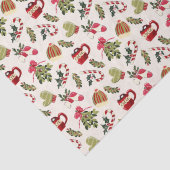 Kerstochtend met cacao en marshmallows tissuepapier (Detail)