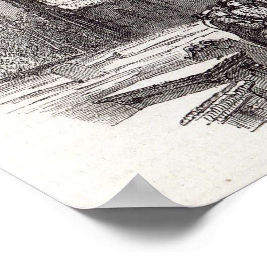 Kerstochtend: Naar de kerk gaan Poster (Hoek)