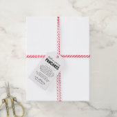 Kerstochtend Pannenkoekenmix in een Pot Geschenkla Cadeaulabel (Met Touw)