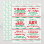 Kerstochtend Scavenger Hunt (Voorkant / Achterkant)