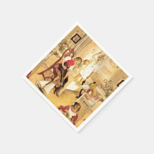 Kerstochtend Servetten (Hoek)