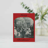 Kerstochtend -  Stereoview Feestdagenkaart (Staand voorkant)