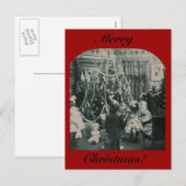 Kerstochtend -  Stereoview Feestdagenkaart (Voorkant / Achterkant)