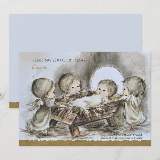 Kerstochtend Vakantie Kaart (Voorkant / Achterkant)