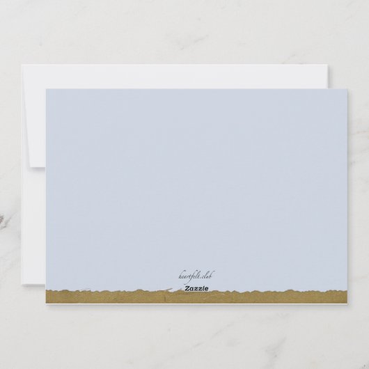 Kerstochtend Vakantie Kaart (Achterkant)