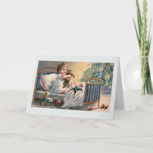 "Kerstochtend"  Wenskaart Feestdagen Kaart (Voorkant)