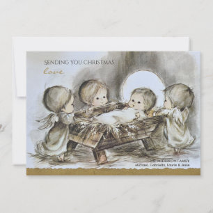 Kerstochtendfeestdag Feestdagenkaart