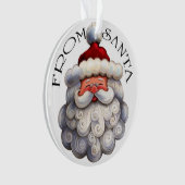 KerstochtendkerstSanta Ornament - Zie Omgekeerd (voorkant)