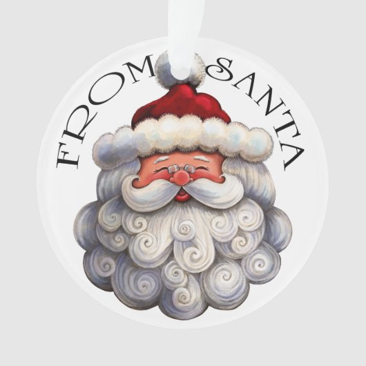 KerstochtendkerstSanta Ornament - Zie Omgekeerd (voorkant)