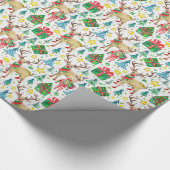 Kerstochtendverdringerpapier Cadeaupapier (Hoek)