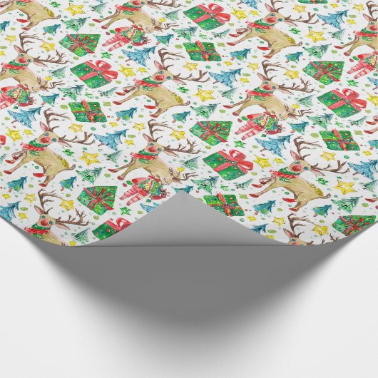 Kerstochtendverdringerpapier Cadeaupapier (Hoek)