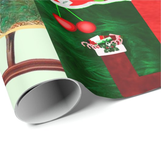 Kerstochtendverdringerpapier Cadeaupapier (Rol Hoek)