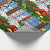 Kerstochtendverdringerpapier Cadeaupapier (Hoek)