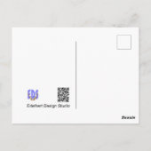 KerstOctopus Cook Merry X-Mas Briefkaart (Achterkant)