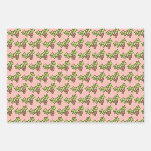 Kerstoctopus Inpakpapier Vel (Voorkant 3)