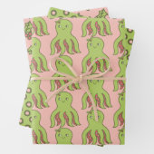 Kerstoctopus Inpakpapier Vel (In situ)