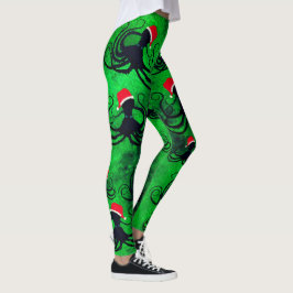 Kerstoctopus - Leggings