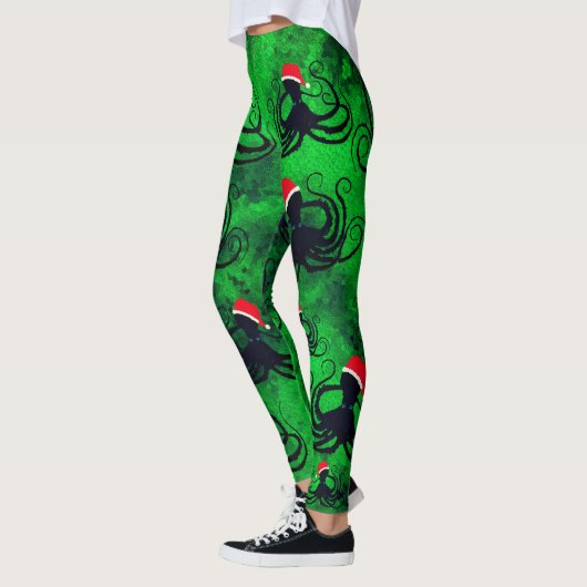 Kerstoctopus - Leggings (Links)