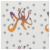 Kerstoctopus Stof (Close Up)