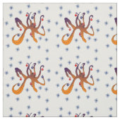 Kerstoctopus Stof (Swatch)