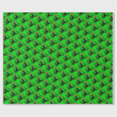 Kerstoctopus - Verpakkingspapier Cadeaupapier (Vlak)