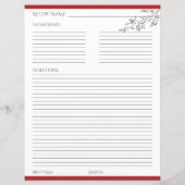 Kerstolie en Berries — Recipe Kaart (Achterkant)