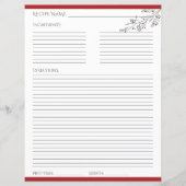 Kerstolie en Berries — Recipe Kaart (Voorkant)