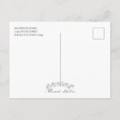 kerstolie en bessen briefkaart (Achterkant)