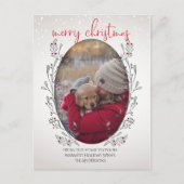 kerstolie en bessen briefkaart (Voorkant)