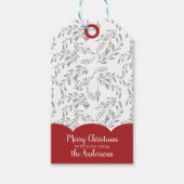 kerstolie en bessen cadeaulabel (Voorkant)