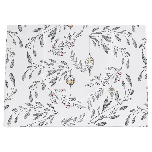 kerstolie en bessen groot cadeauzakje (Voorkant)