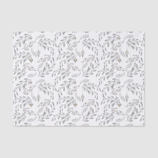 kerstolie en bessen tissuepapier (Voorkant)