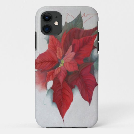 kerstolie van Poinsettia Case-Mate iPhone Case (Achterkant)