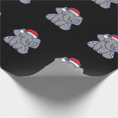 Kerstolifant Cadeaupapier (Hoek)