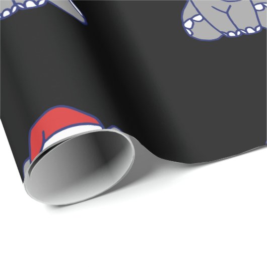 Kerstolifant Cadeaupapier (Rol Hoek)