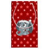 Kerstolifant cartoon klein cadeauzakje