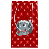 Kerstolifant cartoon klein cadeauzakje