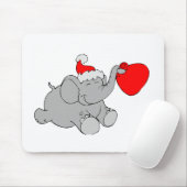 Kerstolifant Heart Muismat (Met muis)